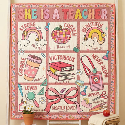She Is A Teacher HM0604009CL Quilt