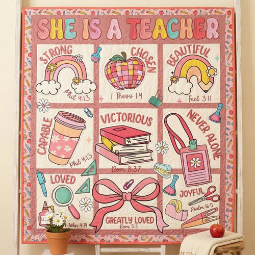 She Is A Teacher HM0604009CL Quilt