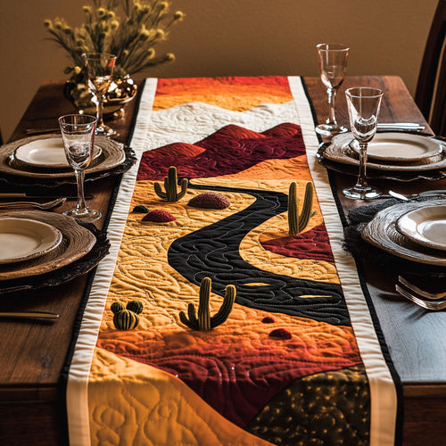 Desert Mirage WJ1106026CL Quilted Table Runner