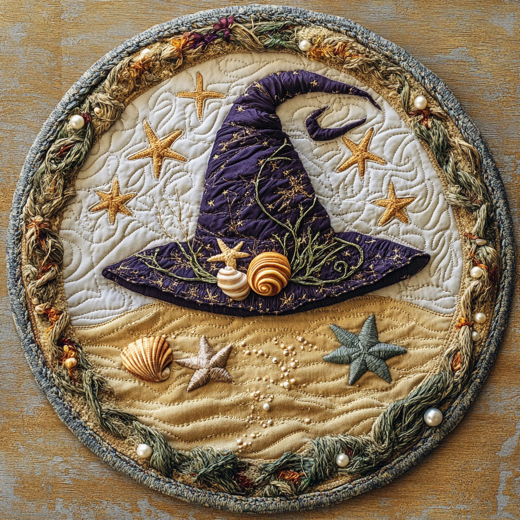 Wizard Hat Tidal WN0606059CL Quilted Round Mat