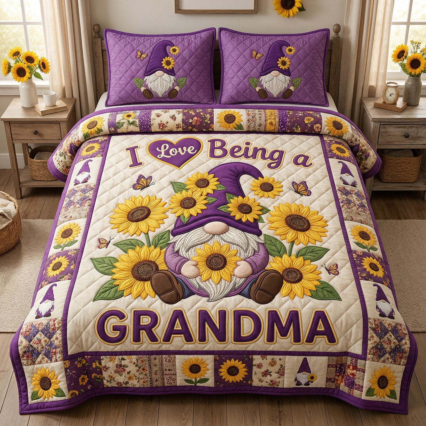 I Love Being A Grandma XR0904022CL Duvet Cover Set