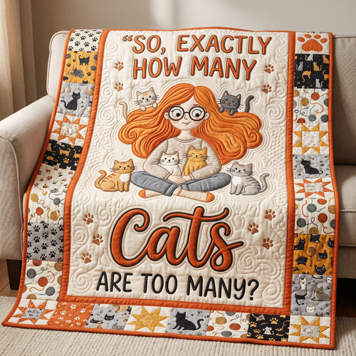 How Many Cats XR1304005CL Quilt