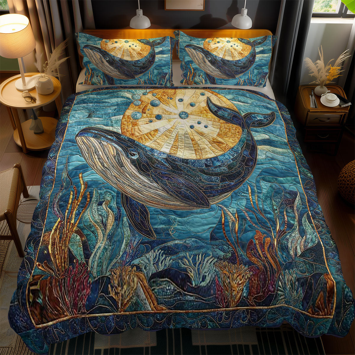 Mystic Whales WN0803110CL Duvet Cover Set