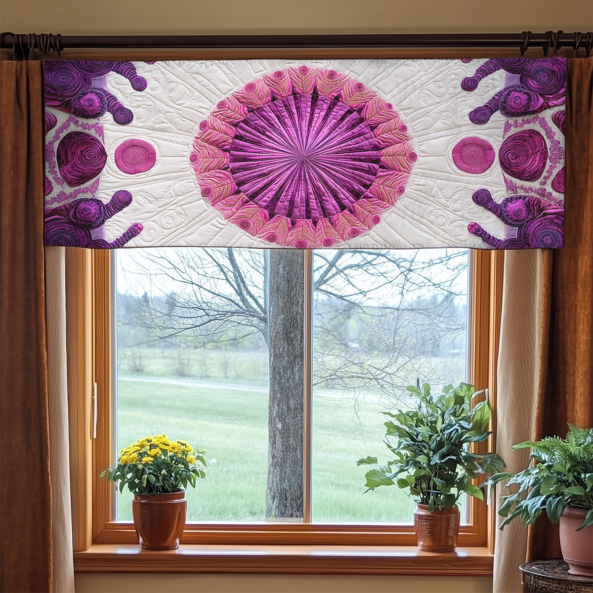 Starflame WN0707118CL Quilted Valance