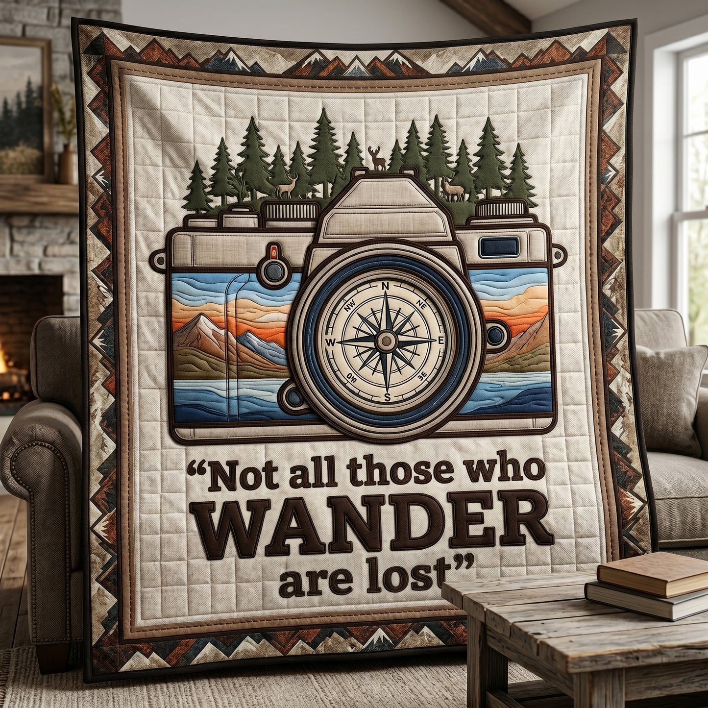 Not All Those Who Wander Are Lost XR0605008CL Quilt