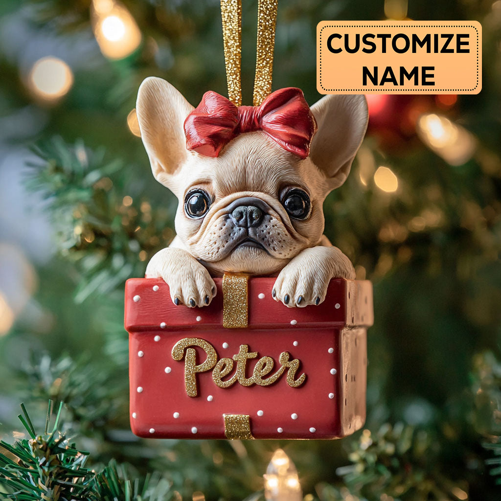Gifted Pup CP2911018CL Personalized Christmas Ornament
