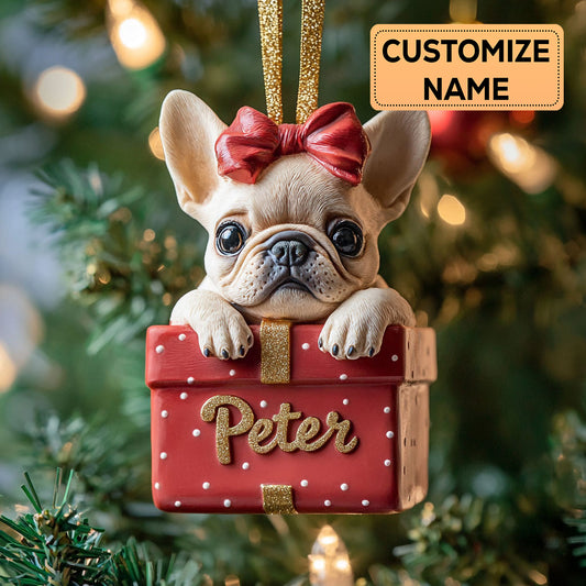Gifted Pup CP2911018CL Personalized Christmas Ornament