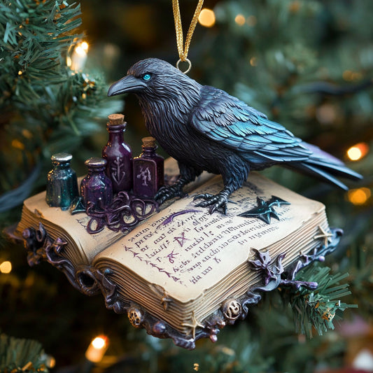 Raven Tome CP0612093CL Christmas Ornament