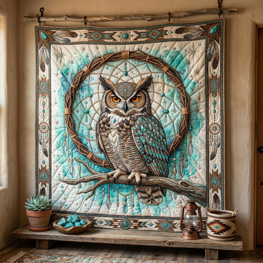 Spirit Owl Dreamcatcher WN0606012CL Quilt
