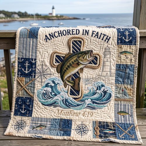 Anchored In Faith Bass WN2205002CL Quilt