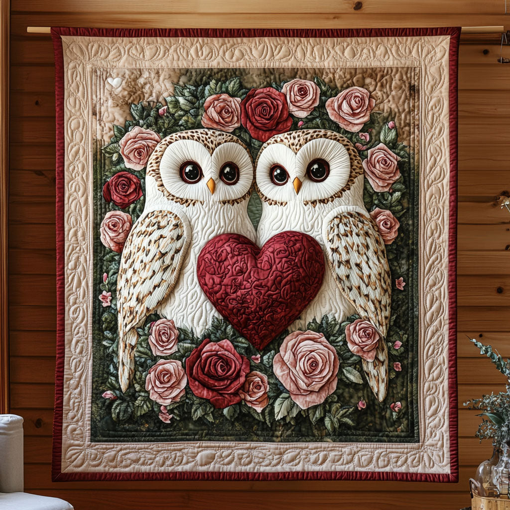 Lovebirds Owls KL1501034CL Quilt