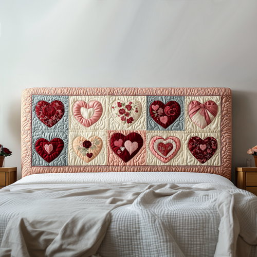 Heart Of Love QA1301005CL Quilted Headboard Slipcover