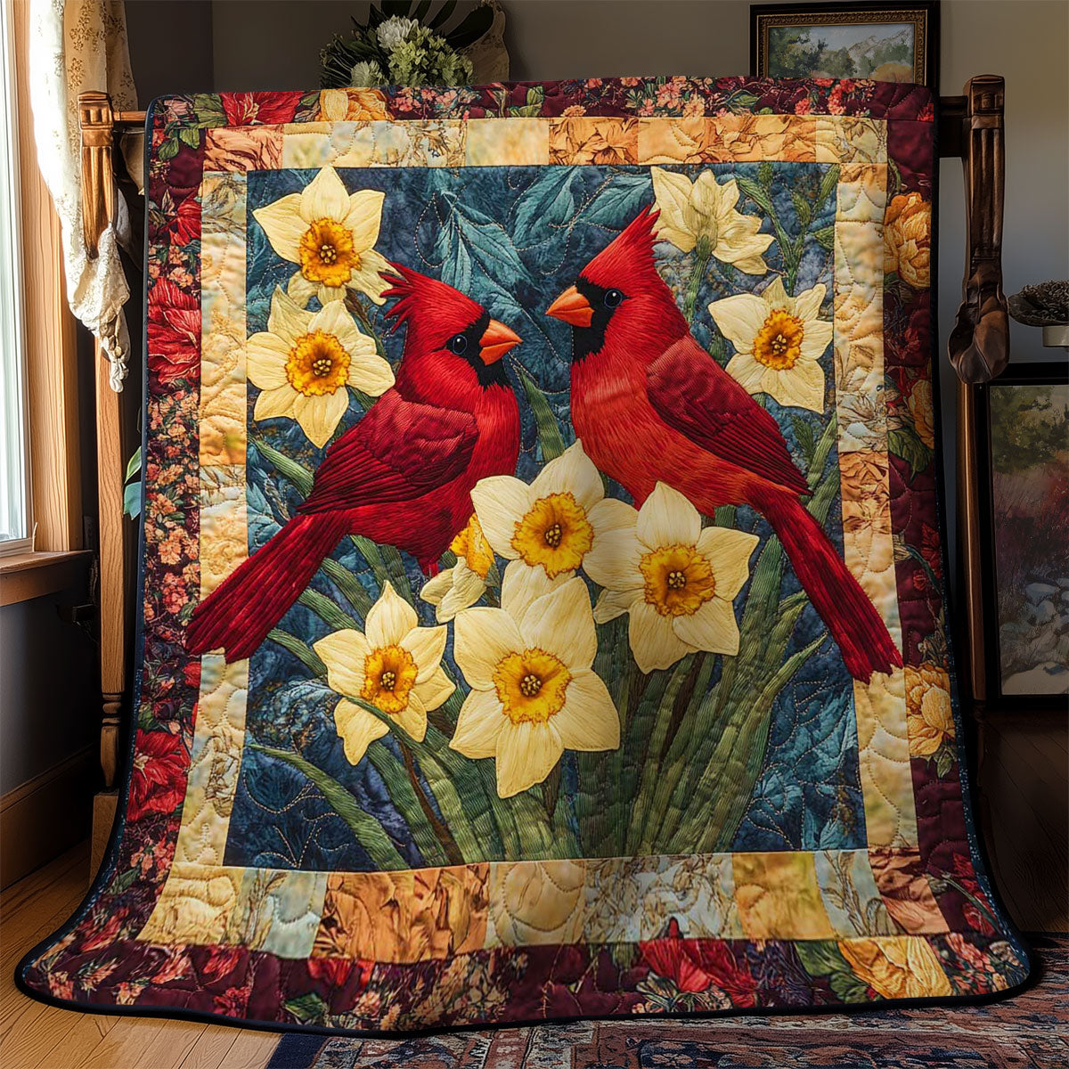 Golden Cardinal WN2002010CL Quilt