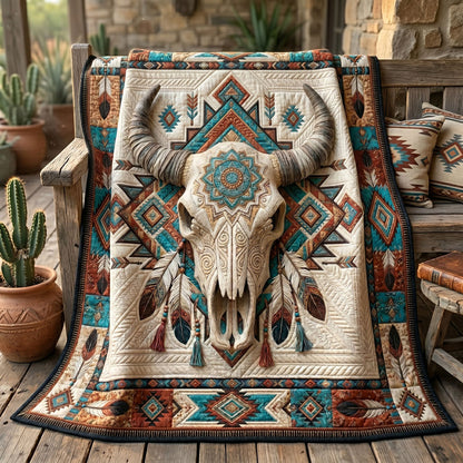 Sacred Buffalo Skull WN0606008CL Quilt