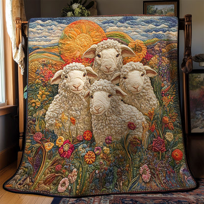 Pastel Sheep WN1703046CL Quilt