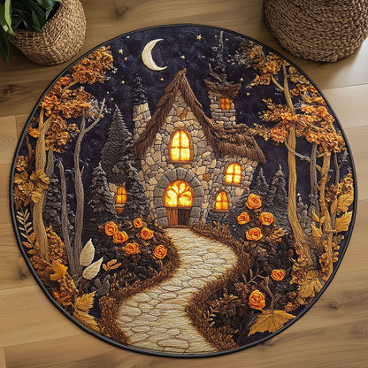 Golden Ivy Cottage WN2705048CL Quilted Round Mat