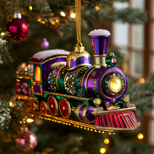 Santa’s Train Journey CW2710033CL Christmas Ornament