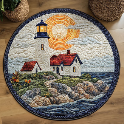 Sunflare Lighthouse WN0408068CL Quilted Round Mat