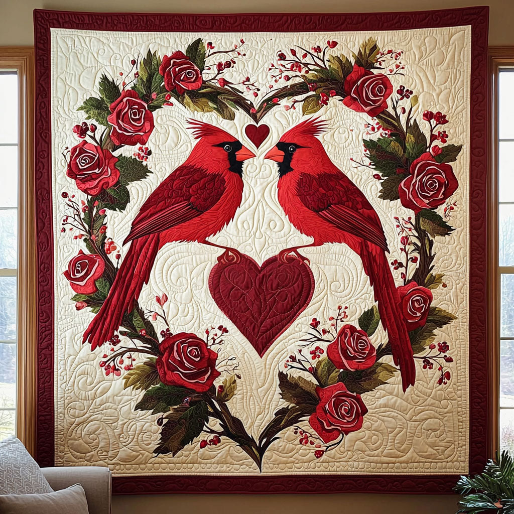 Cardinal Love QA1201005CL Quilt
