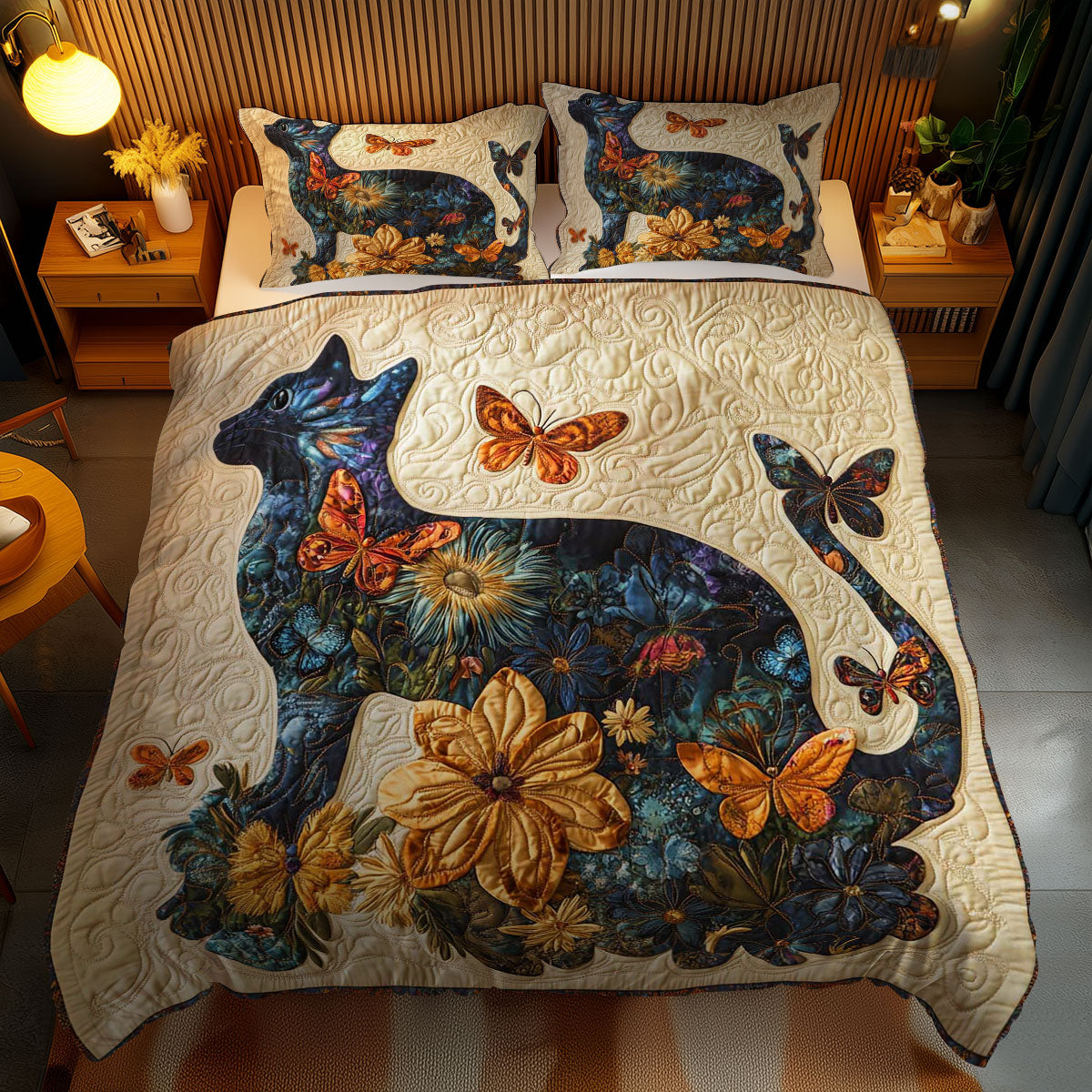 Botanic Cat Dream WN0302046CL Duvet Cover Set