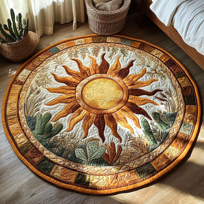 Cactus Bloomrise WN1106005CL Quilted Round Mat