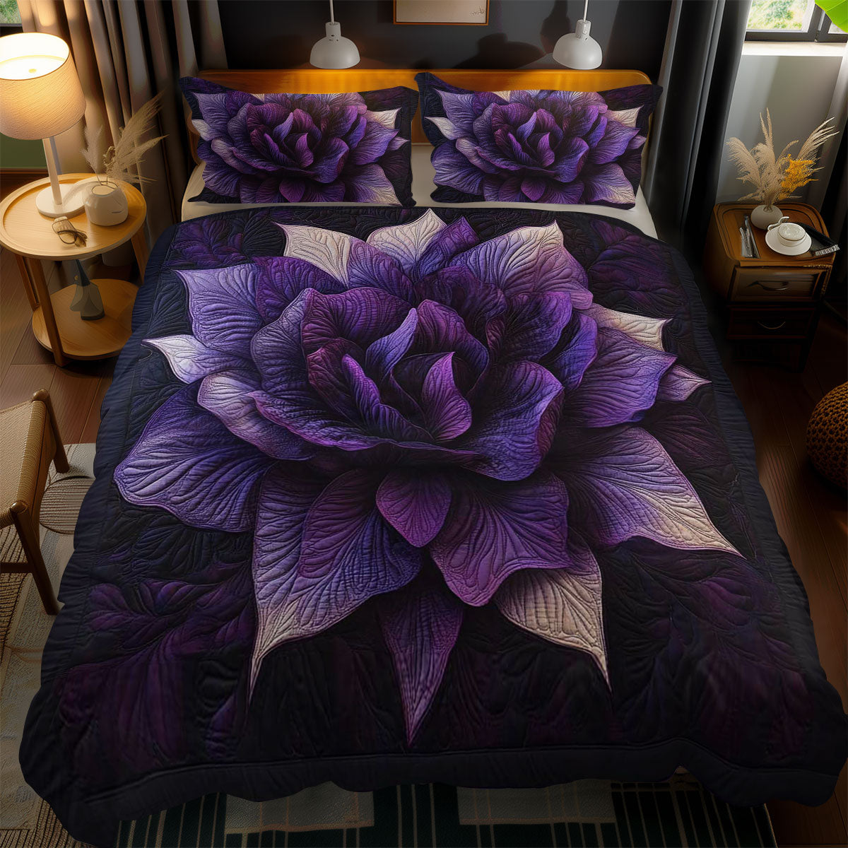 Lavender Flower WN1303173CL Duvet Cover Set