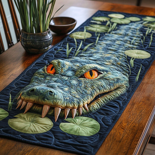 Emerald Eyes CP0605002CL Quilted Table Runner