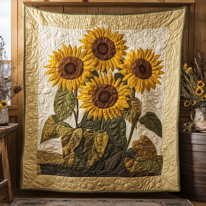 Sunflower Field CP1001041CL Quilt