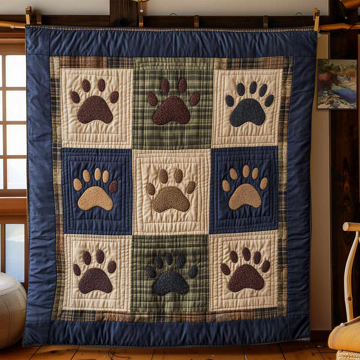 Classic Paw Dog WN0503006CL Quilt