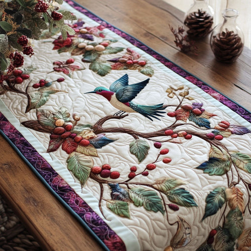 Fruitful Melody CP1505012CL Quilted Table Runner