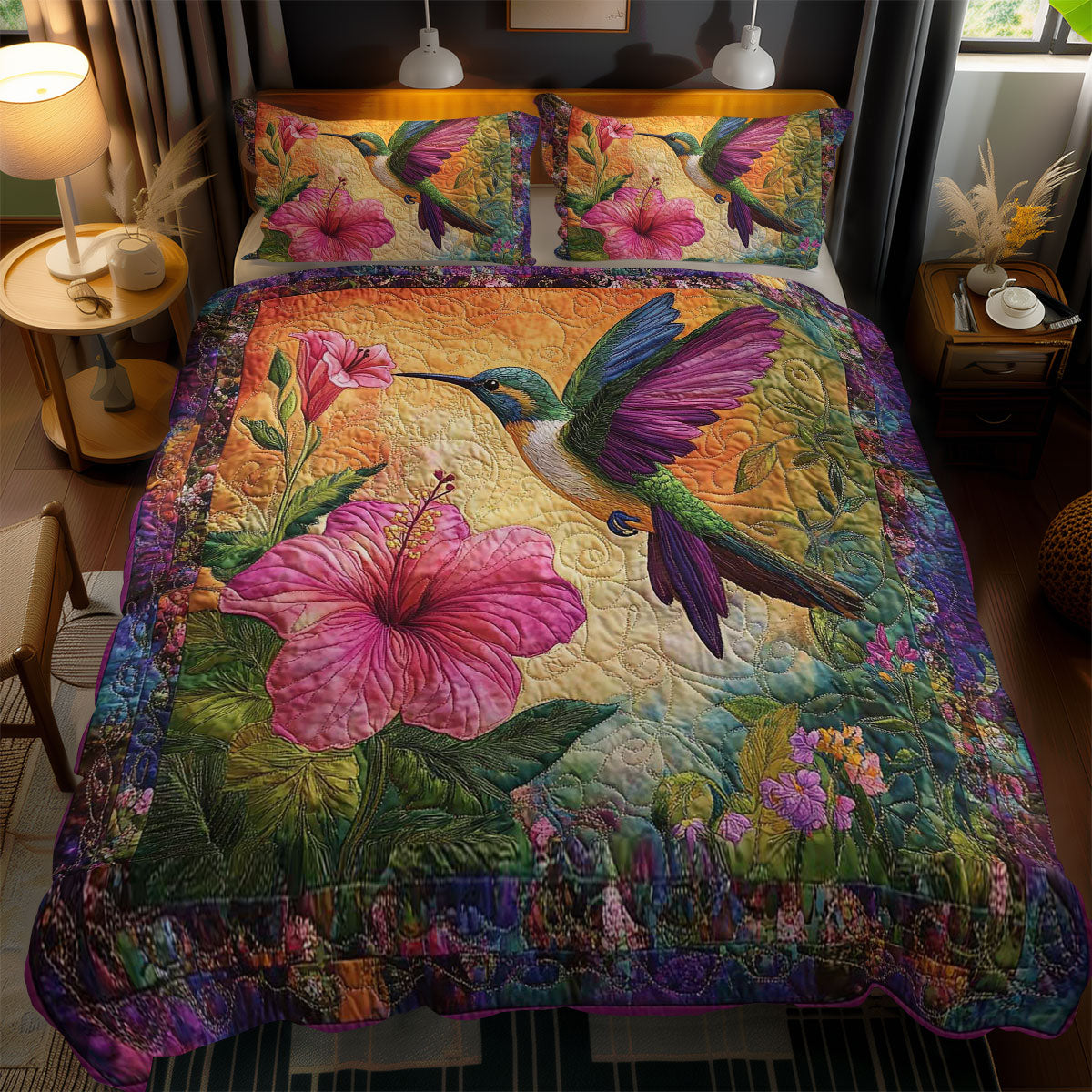 Hummingbird Harmony WN0802072CL Duvet Cover Set