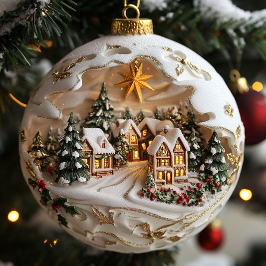 Cozy Village CW2510040CL Christmas Ornament