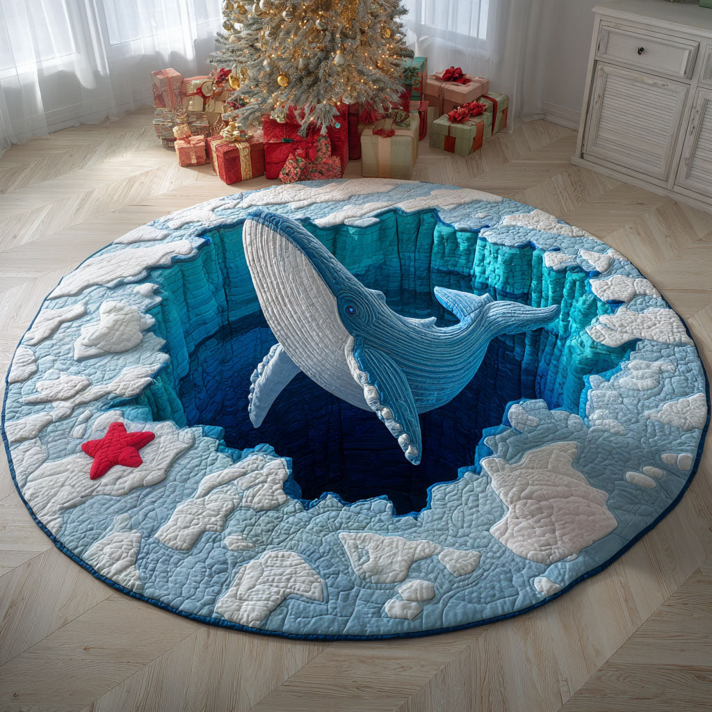 Frozen Dive CP0512066CL Quilted Round Mat