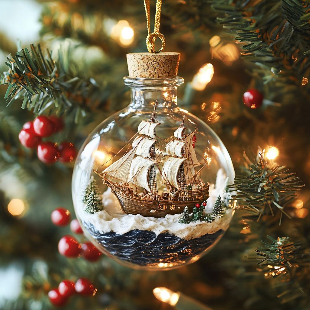 Sailing Globe CP2811033CL Christmas Ornament