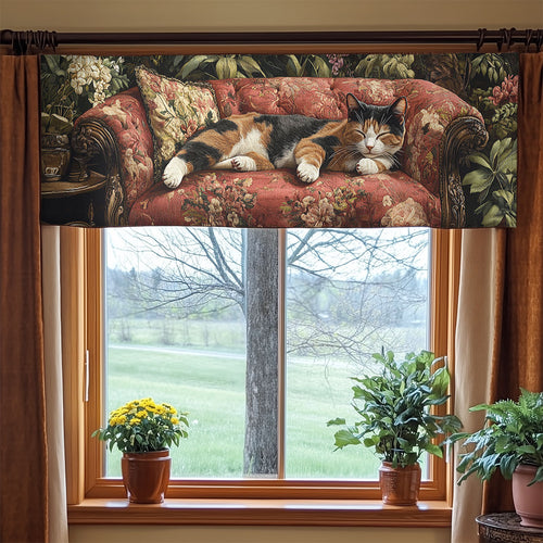 Cat Reverie WN3006031CL Quilted Valance