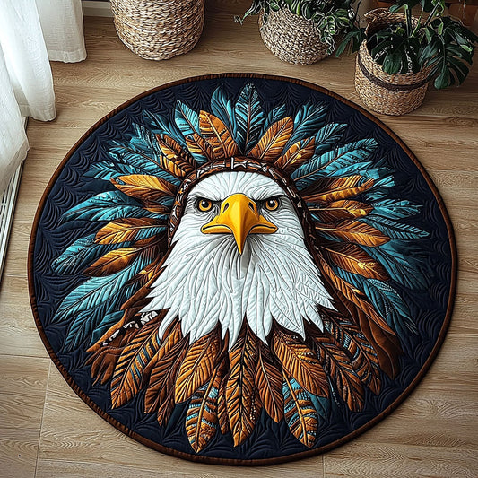 Majestic Eagle QA2711039CL Quilted Round Mat
