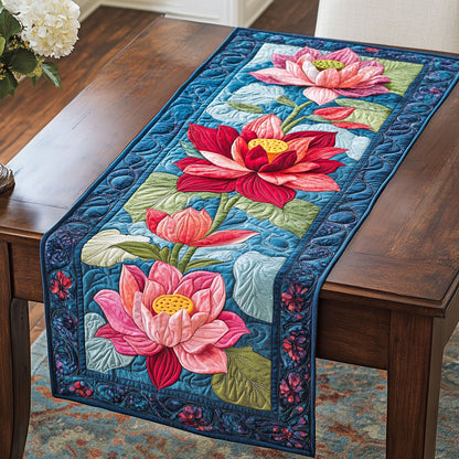 Water Bloom CP1301049CL Quilted Table Runner