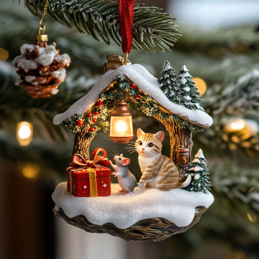 Catmouse Holiday WJ2611009CL Christmas Ornament
