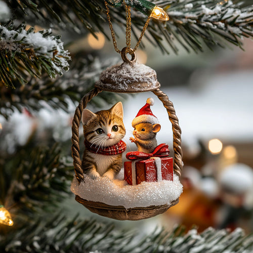 Catmouse Noel WJ2611011CL Christmas Ornament
