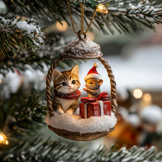 Catmouse Noel WJ2611011CL Christmas Ornament