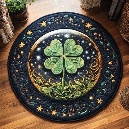 Lucky Clover WJ2305037CL Quilted Round Mat