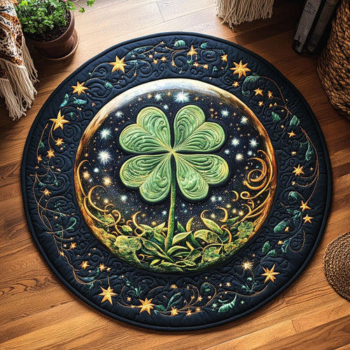 Lucky Clover WJ2305037CL Quilted Round Mat