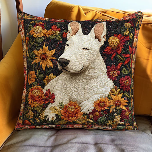 Charming Bull Terrier WN0802096CL Quilt Pillow Case