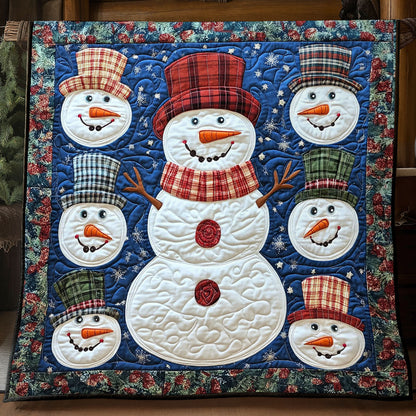 Cute Snowman Collection WP1505011CL Quilt