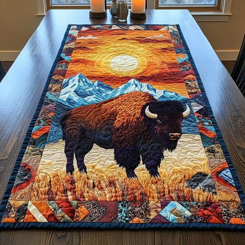 Western Bison CP1201036CL Quilted Table Runner