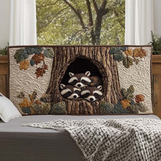 Raccoon Nest KL0601018CL Quilted Headboard Slipcover
