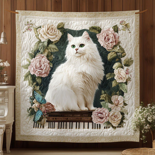Heirloom Piano Cat KL1301050CL Quilt