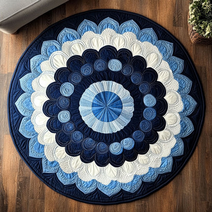 Circle Motion WN0407063CL Quilted Round Mat