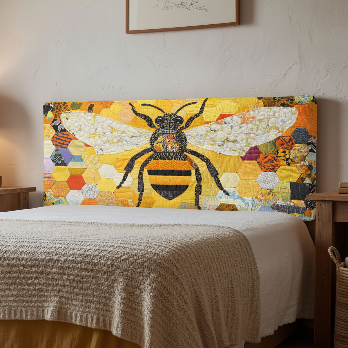 Bee Honey CW1112003CL Quilted Headboard Slipcover