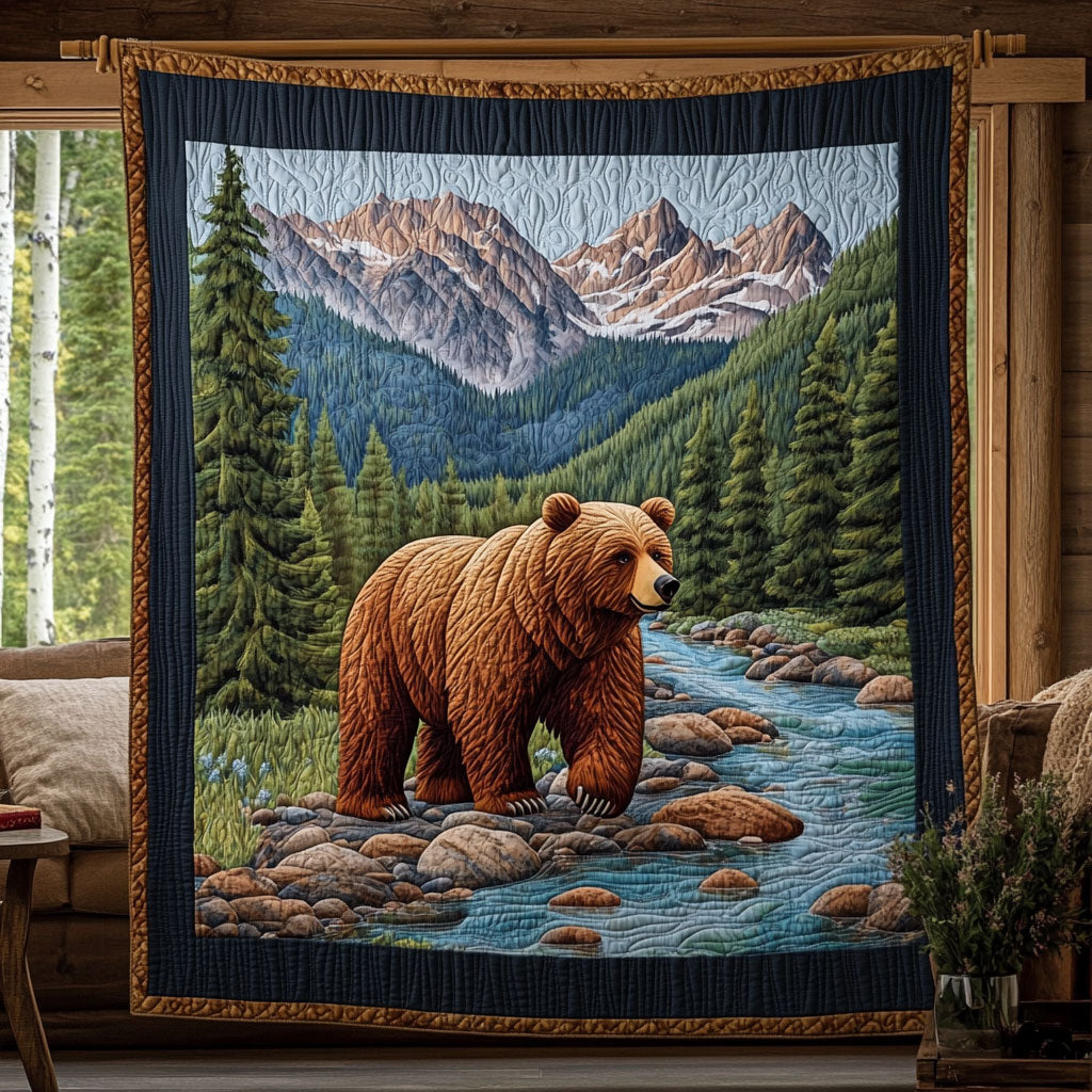 Wild River Bear KL0701013CL Quilt